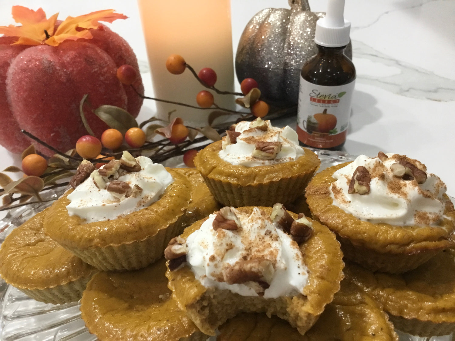 Pumpkin Custard Bites - Sugar Free, Keto, Plus Dairy-Free Options