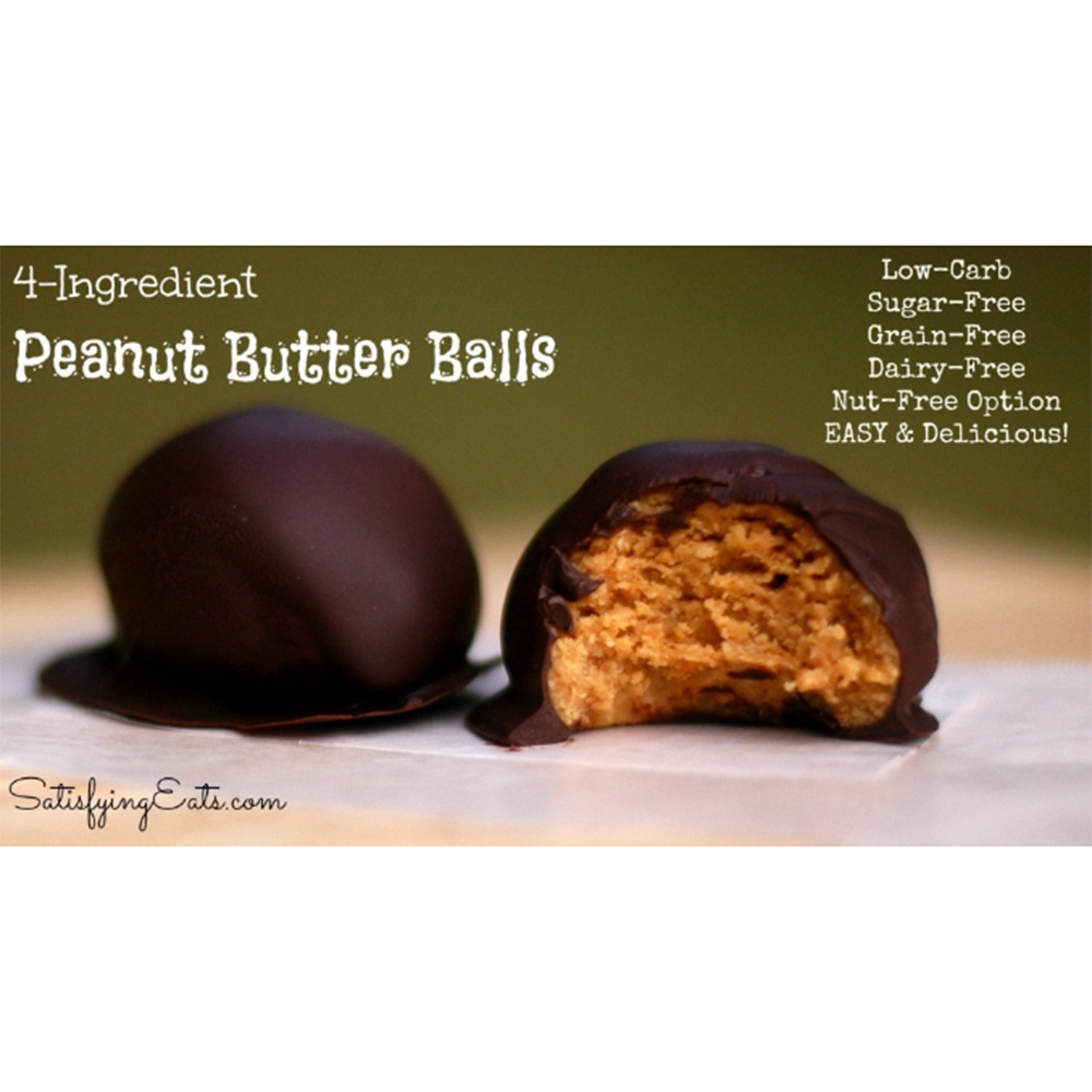 4 INGREDIENT PEANUT BUTTER BALLS