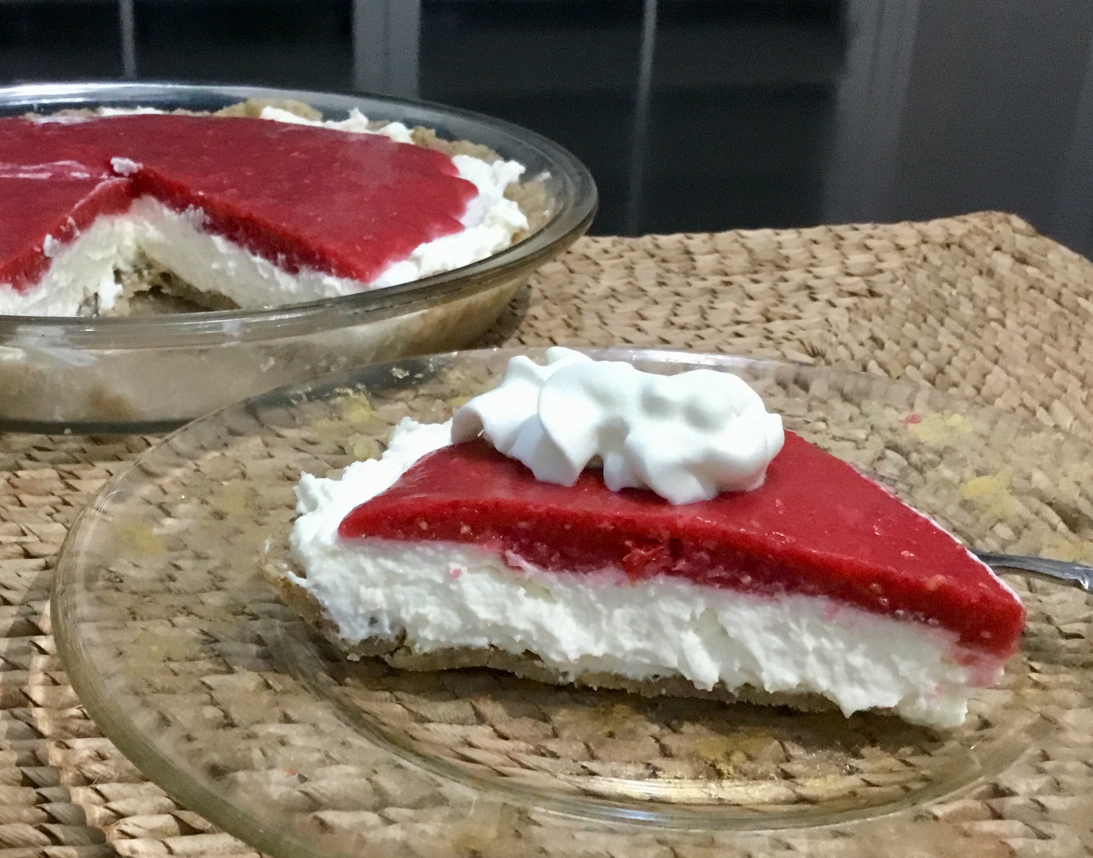 No Bake Berry Cream Cheese Pie - Sugar Free & Keto Low-Carb