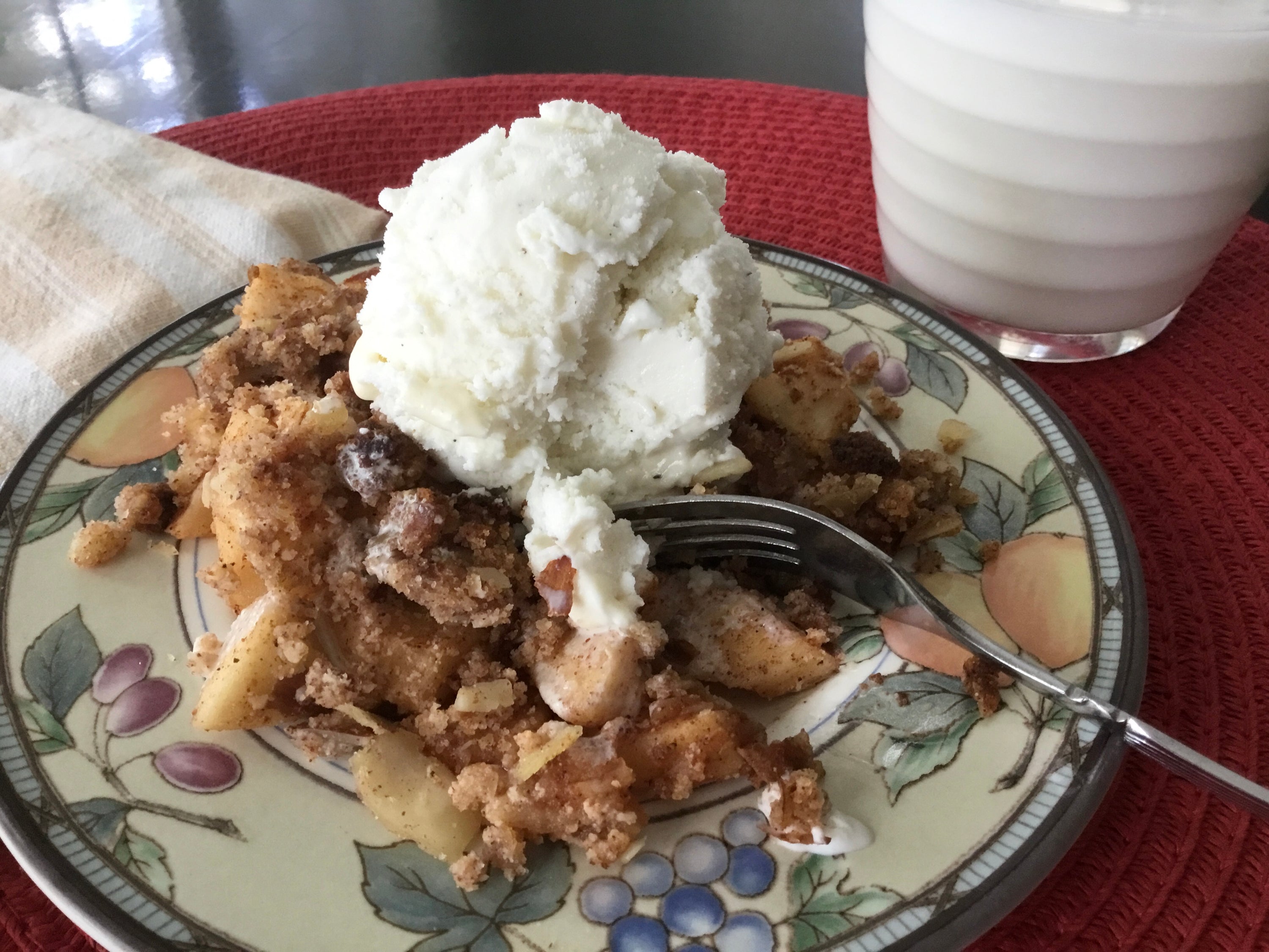 Keto Grain Free Mock Apple Crisp