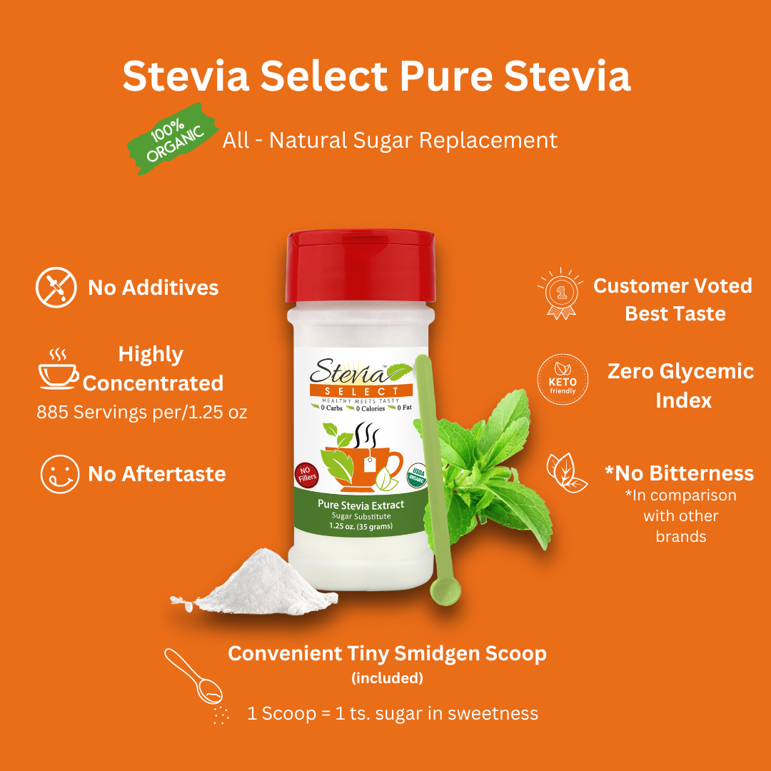 Pure Organic Stevia Extract - No Additives - No Erythritol