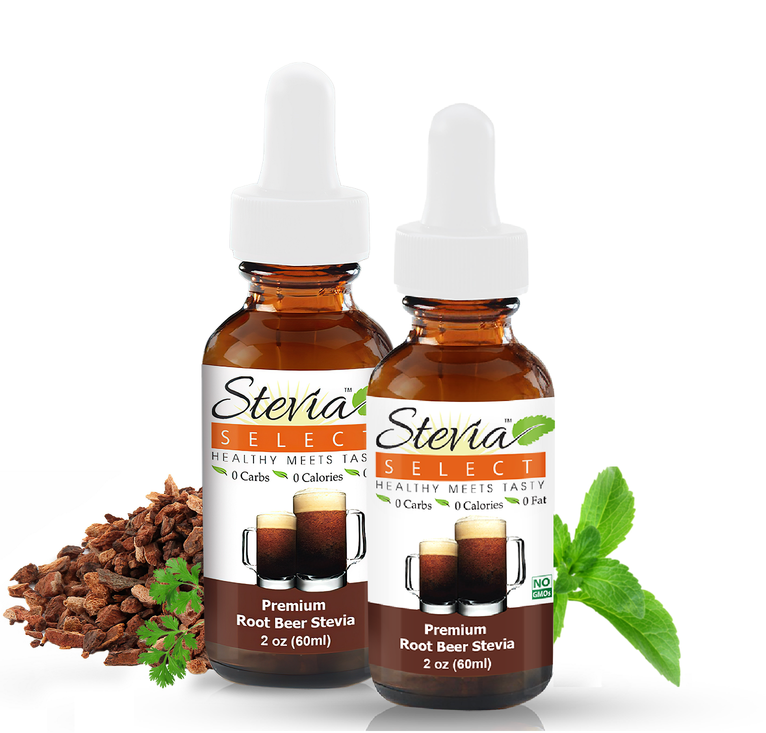Stevia Liquid Root Beer Keto Flavor Drops 2 oz - No Erythritol