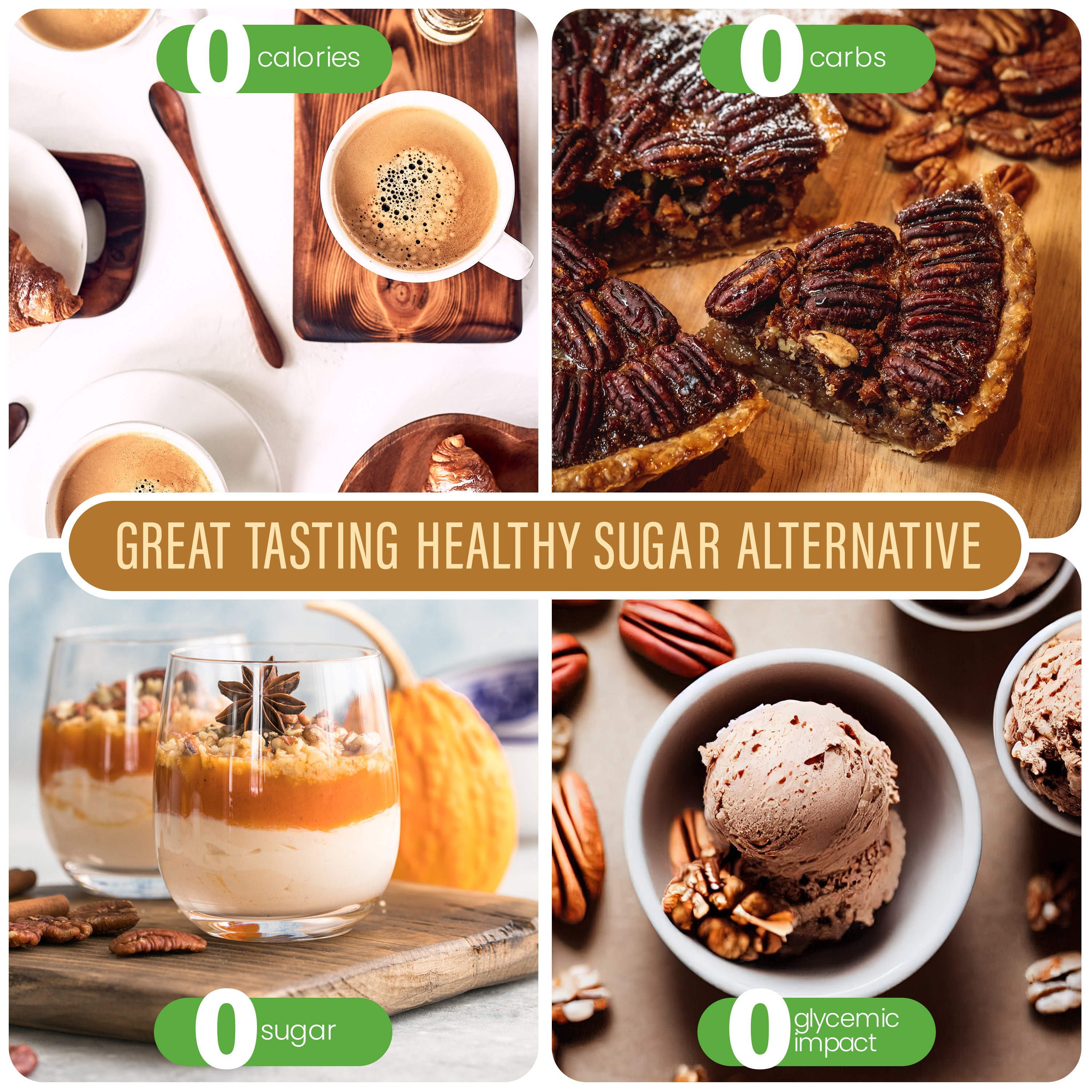 Stevia Liquid Butter Pecan Keto Flavor Drops 2 oz - No Erythritol