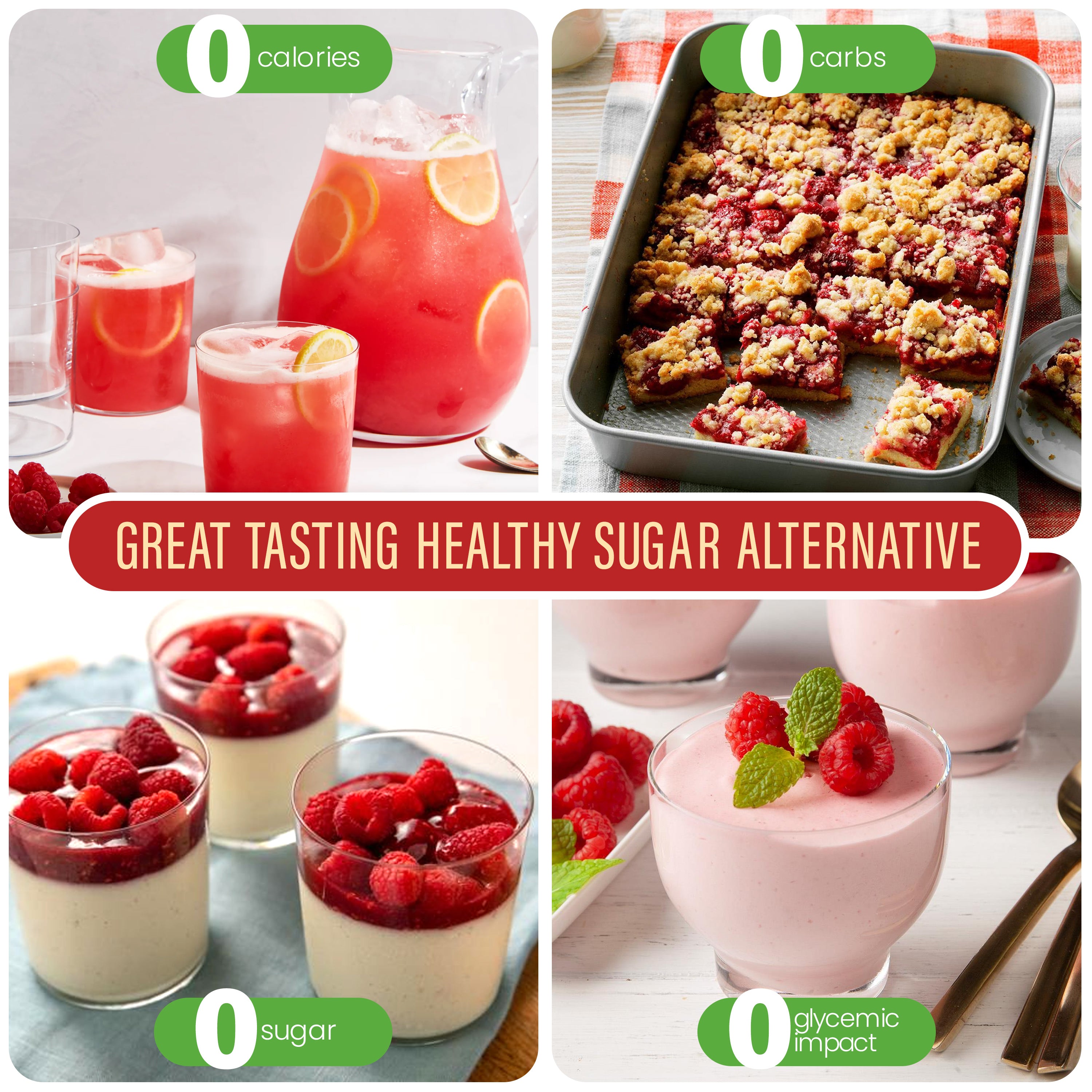 Stevia Liquid Raspberry Keto Flavor Drops 2 oz - No Erythritol