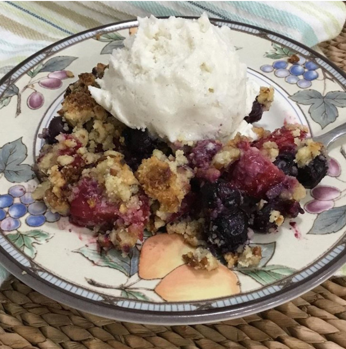 Double Berry Keto Crisp - Sugar free & Dairy Free