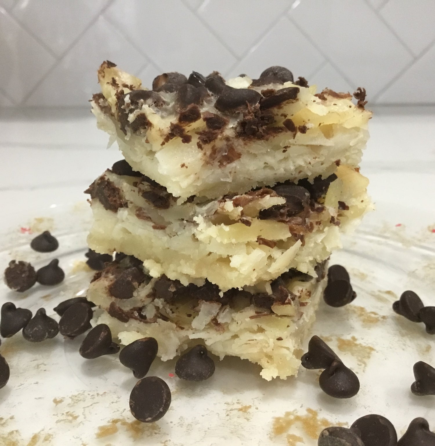 Mom’s Coconut Chocolate Chip Bar Cookie - Low Carb & Sugar Free