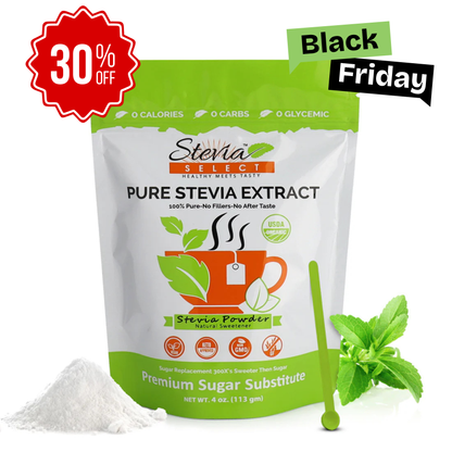 Pure Organic Stevia Extract - No Additives - No Erythritol
