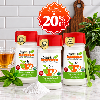 Pure Stevia Powder 3-Pack