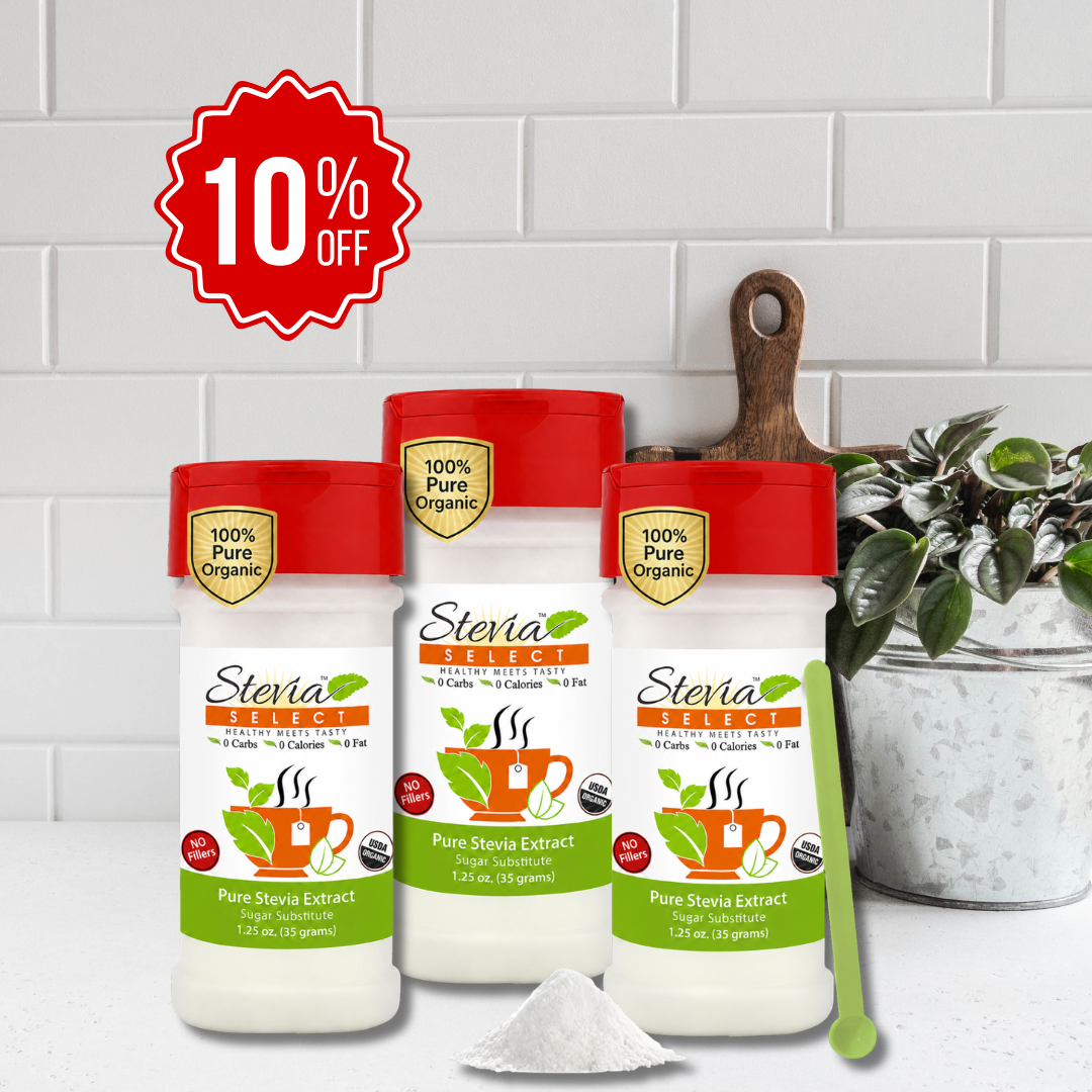 Pure Stevia Powder 3-Pack