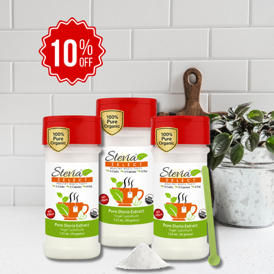 Pure Stevia Powder 3-Pack