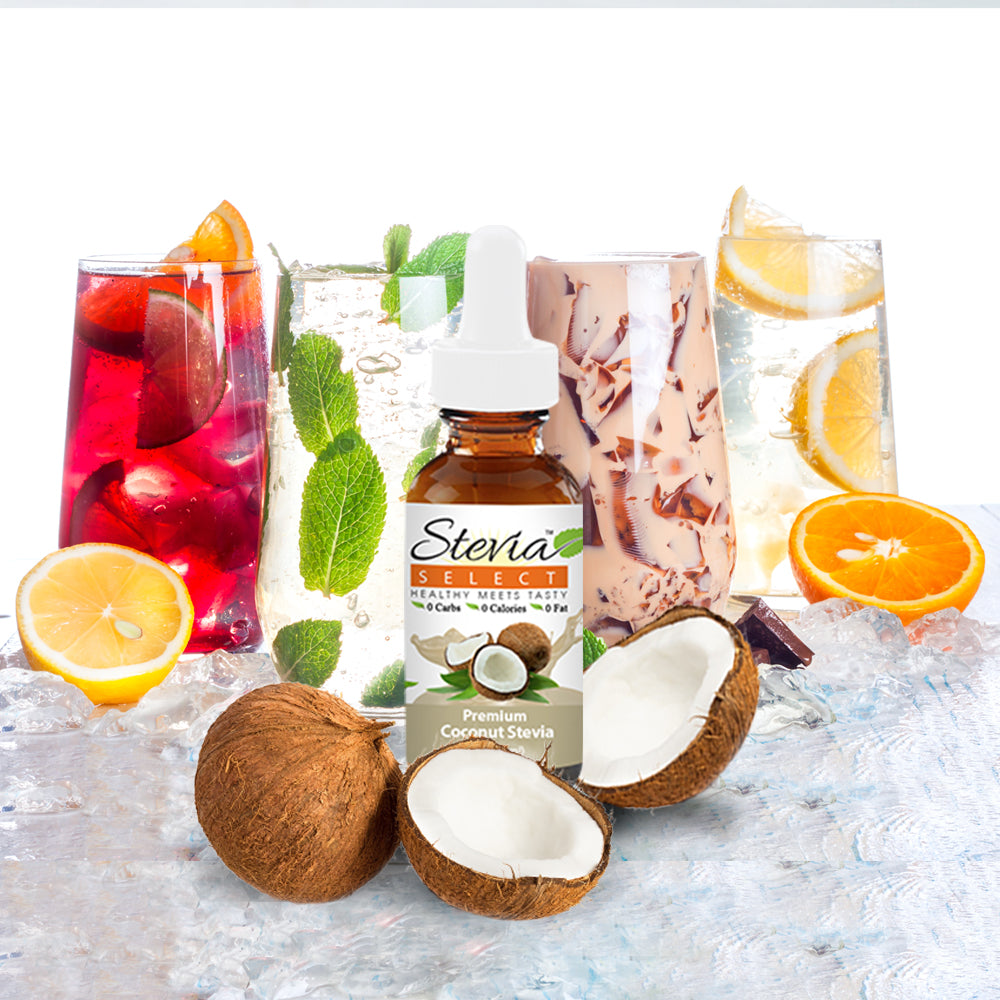 Stevia Liquid Coconut Sweet Drops Premium Stevia FlavorNo bitter