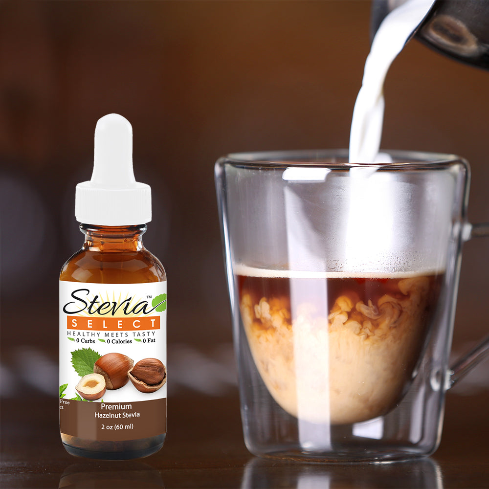 Stevia Liquid Hazelnut Sweet Drops Premium Stevia FlavorNo bitter