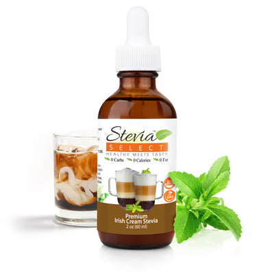 Stevia Liquid Irish Cream Keto Flavor Drops 2 oz. - No Erythritol